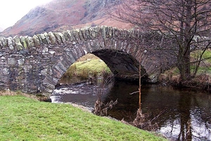 The Christy Bridge in Martindale. Photo: Martin and Jean Norgate, Old Cumbria Gazetteer.