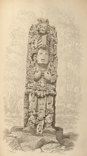 Stone idol from Copán