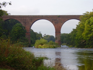 One of the earliest railway viaducts in Britain, the Wetheral Viaduct in Corby was built between 1830 and 1834. Photo: Eleanor Graham, Wikimedia Commons.
